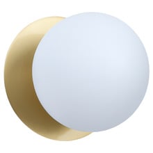 Lassie Opal Frosted Glass Cool White LED Outdoor Wall Light